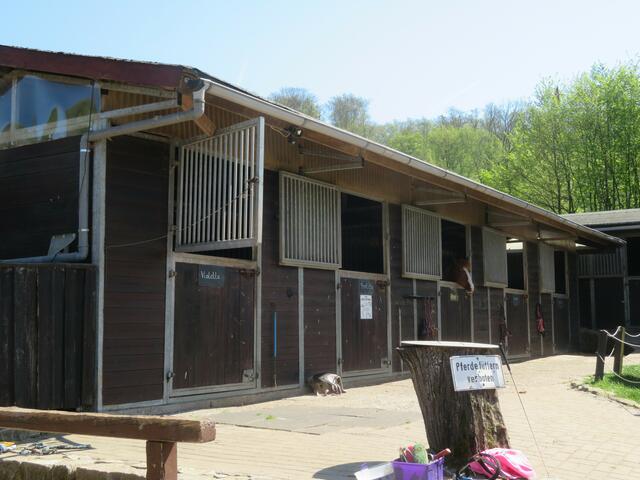 Hier die einzelnen Einstellplätze.