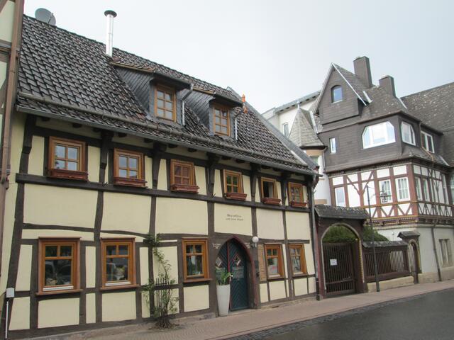 Renovierte Fachwerkbauten.