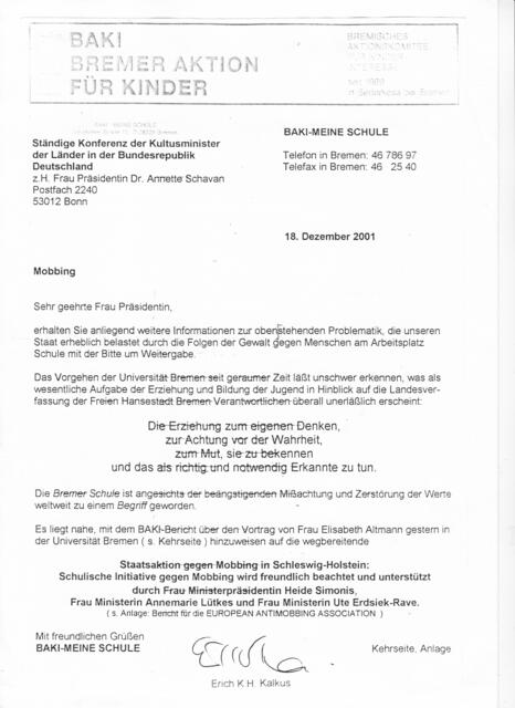 Seite 4 zu "PESTEN UND PLAGEN (MOBBING)..."