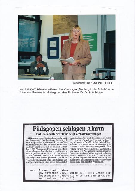 Seite 2 zu "PESTEN UND PLAGEN (MOBBING)..."
