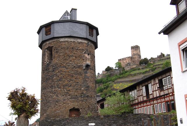 Ein weiterer schöner Ort ist Kaub mit Burg Gutenfels.