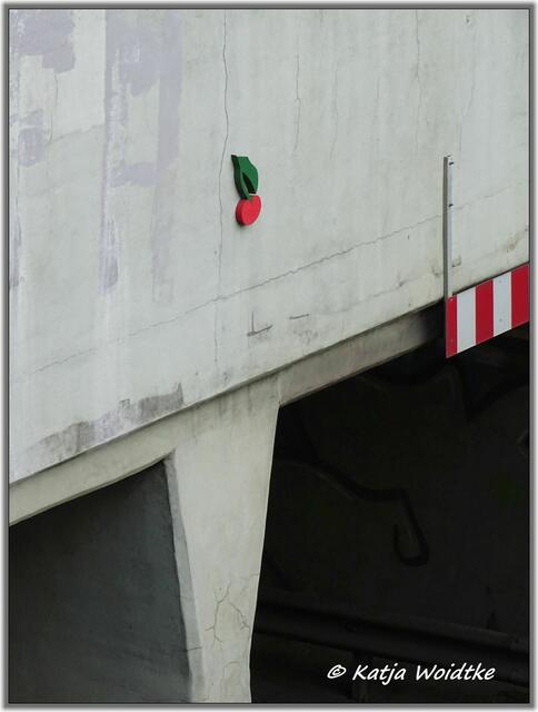 Kirsche an der Brücke Am Lindener Berge in Hannover - Linden-Mitte (Foto: Katja Woidtke)