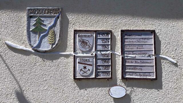 Historische Jahreszahlen in Mödlareuth