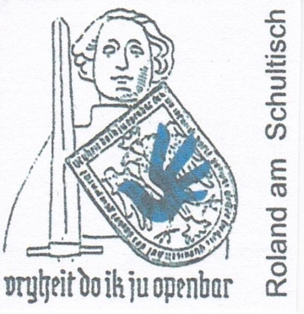 Roland am Bremer Schultisch