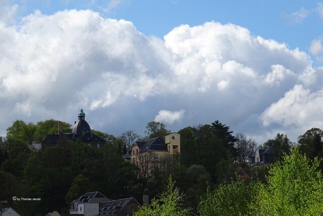 Blick zum Reischdorfer Weg in Annaberg