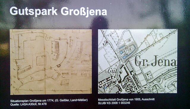 Der Gutspark in Großjena - präsentiert sich in neuer Schönheit !