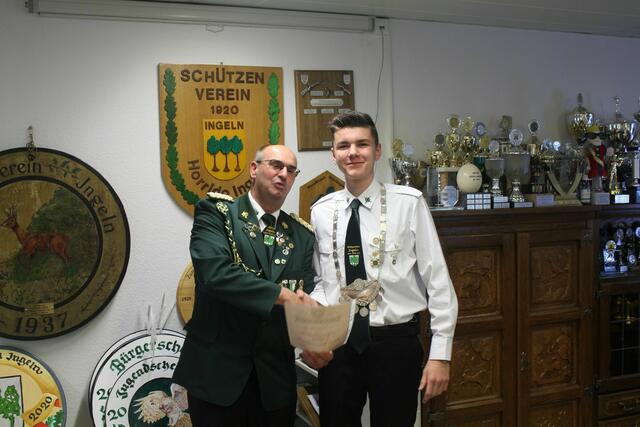 Jungschützenkönig Liam Hösselbarth