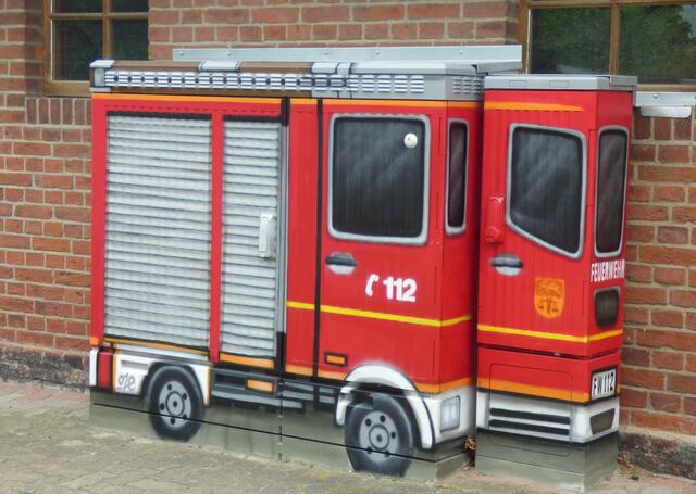 Der Kasten bei der Feuerwehr