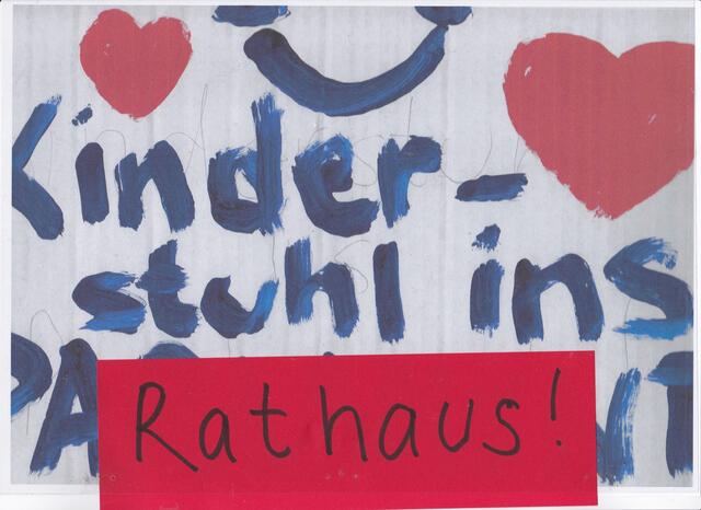 Bremen, 2. Juni 2019: "Kinderstuhl ins Rathaus"