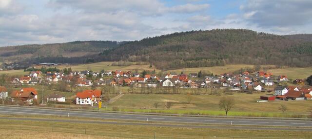 Ansicht von Lanzingen