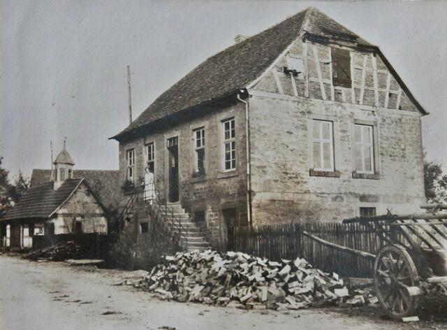 Die ehemalige Dorfschule von Lanzingen