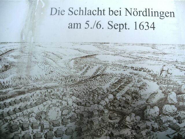 Schlacht zu Nördlingen (Infotafel)