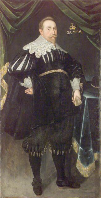 Ölgemälde Gustav-Adolfs aus dem Jahre 1630 (von Jacob Heinrich Elbfas) (Schwedischer Feldherr) | Foto: (Dieses Bild ist gemeinfrei und nicht urheberrechtlich geschützt)