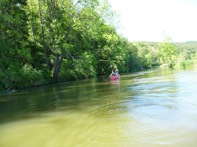 noch ist die Altmühl friedlich | Foto: Kolpingsfamilie Meitingen e.V.