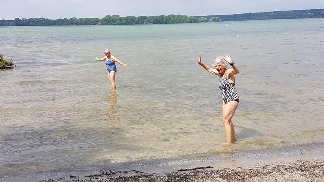 Der Schweriner See ladet zum Bade!