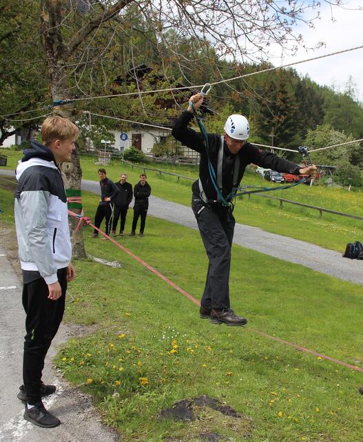 Unsere bebaute "Brücke" testen