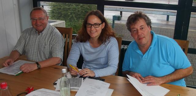 Die neue Abteilungsleitung_v.l. 2. Stellvertreter Theo Ditterich, Abteilungsleiterin Katharina Fürst und 1. Stellvertreter Hans-Jörg Haug