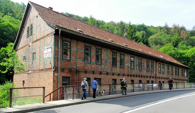 Stahlhammer, das Gebäude stammt noch aus der Zeit als dort an der Selke eine Stahlschmiede bestand