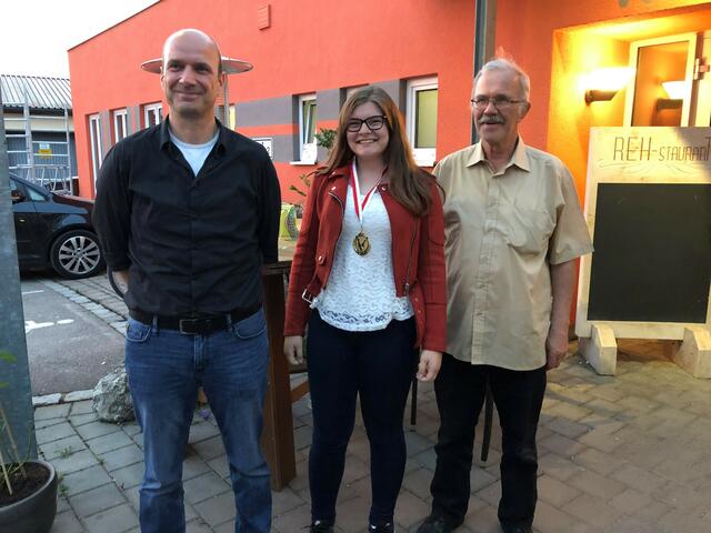 Sieger Tandem: Lisa Schindler, auf dem Foto fehlt Christian Müller.