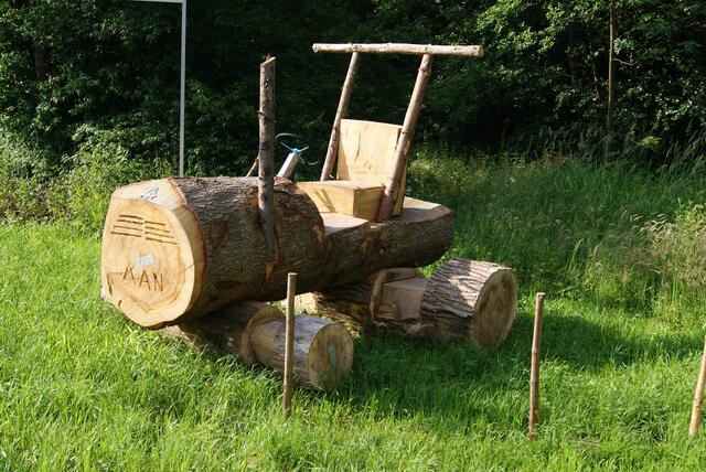 Resi i hol di mit meim Traktor ab