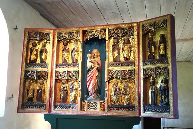 Flügelaltar in der Wipertikirche