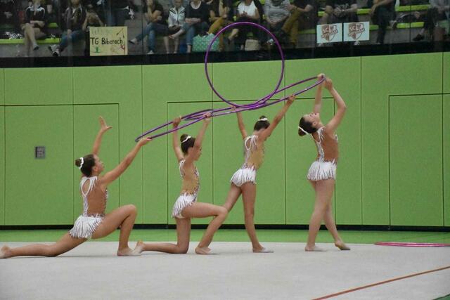Dank der hervorragenden Leistung und einer kreativen Choreografie landete der TSV Gersthofen auf dem vierten Rang