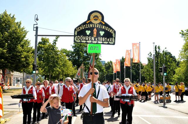 Schützenausmarsch 2019: Jetzt kommen die Döhrener Schützen