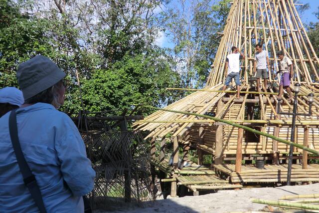 Hausbau mit Bambus