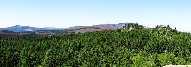 Panoramablick von den Leistenklippen