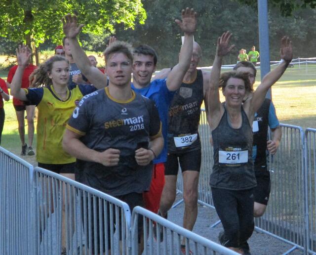 Zieleinlauf, geschafft!