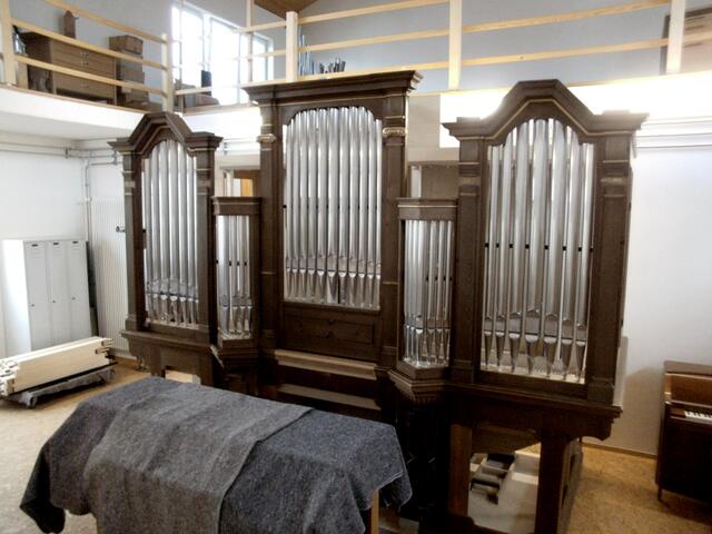 Neue Technik in alter Hülle: Bis auf den historischen Prospekt und das Subbass-Register wurde alles neu angefertigt.