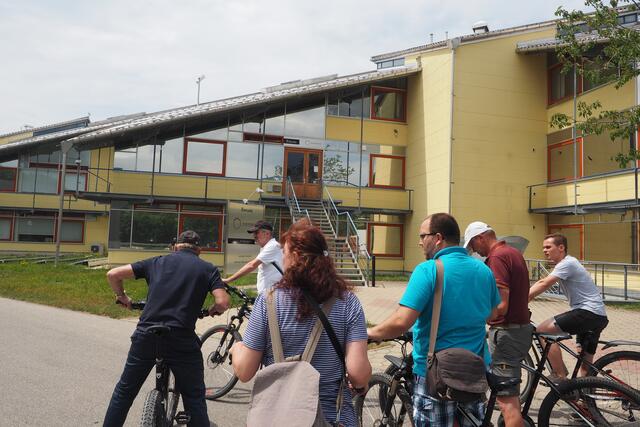 ...mit dem E-Bike durch das Energiedorf!