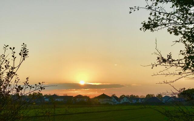 Ehrlicher Sonnenuntergang