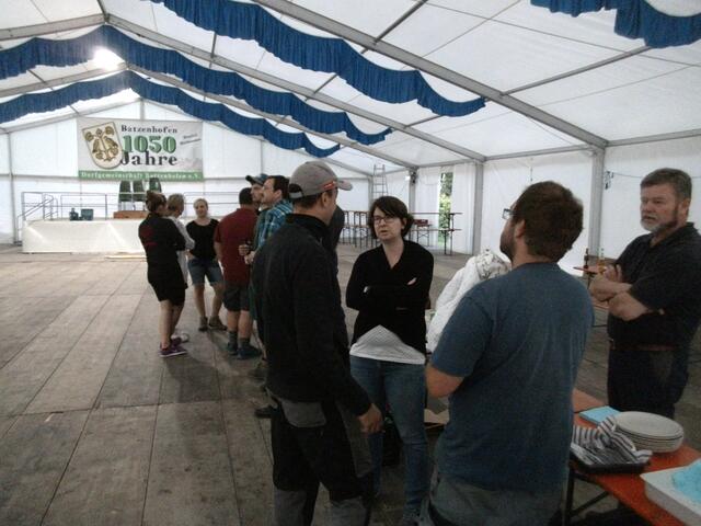 20:50 Uhr Feier-Abend - und morgen geht es an die Arbeiten im Außenbereich.