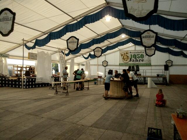 20:15 Uhr Die Innenarbeiten gegen dem Ende entgegen.