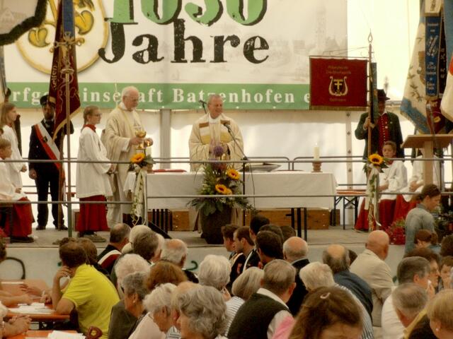 Pater Siegfried Hutt und Abt Theodor Hausmann