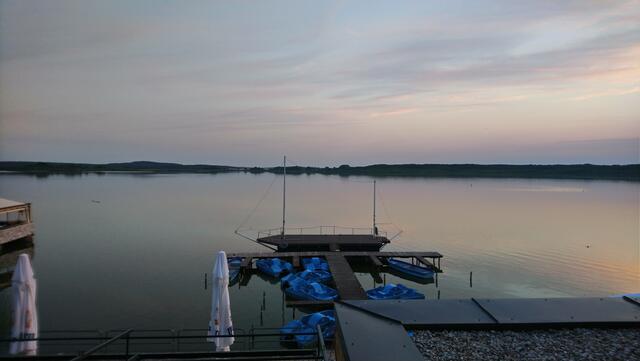 Abendstimmung am Rangsdorfer See.