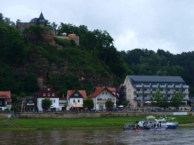 Blick auf Rathen