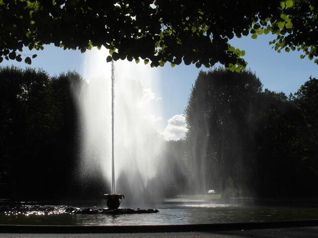 Die große Fontäne im Großen Garten.