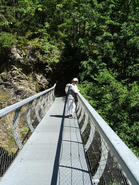 Brücke über die Passerschlucht
