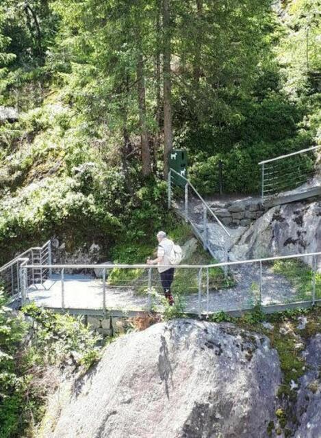 gesicherter Weg durch die Schlucht | Foto: Kirsten Mauss