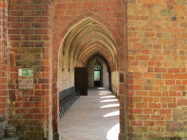 Kreuzgang im Kloster Chorin.
