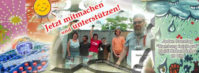 💦\\\ Aktion: "Wasser für Alle" /// 💦 Sonntag, 4.8. - 15 Uhr