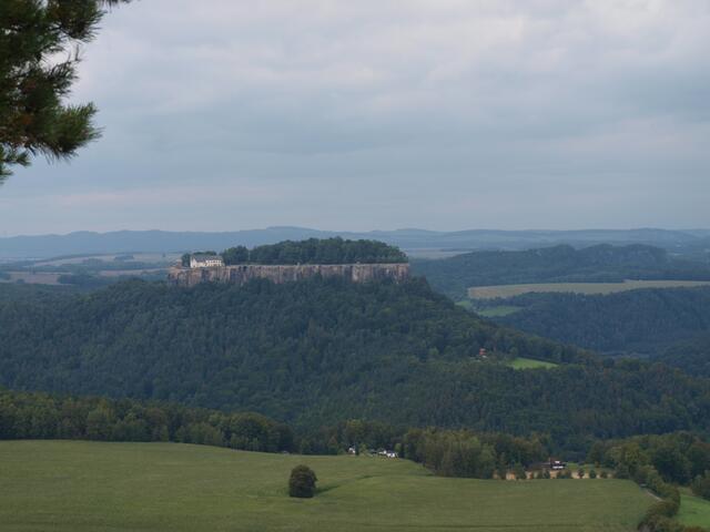 Blick auf Festung Königstein