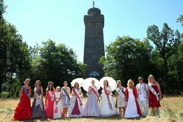 Hoheitentreffen am Bismarck-Turm in Glauchau (Sachsen)