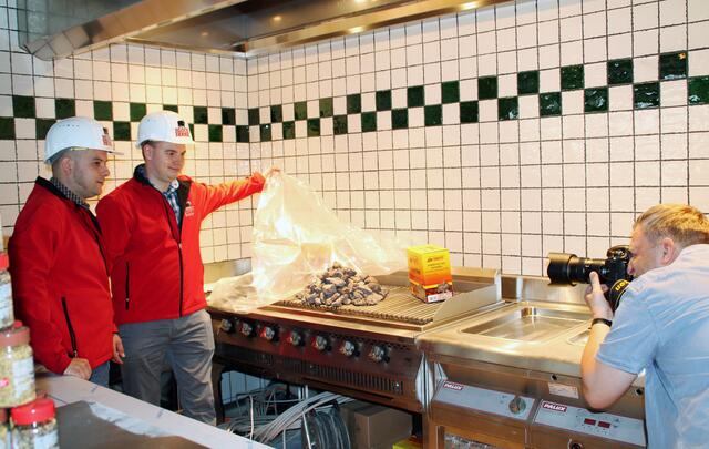 Werbung Lavastein-Grill