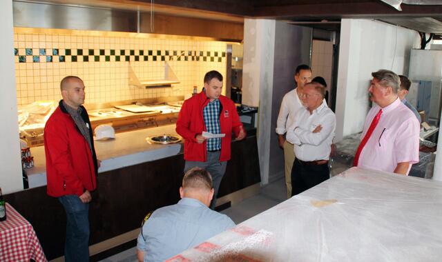 Vorstellung des neuen Restaurant durch Herrn Backert