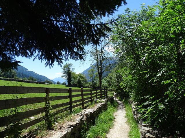 auf dem Europäischen Fernwanderweg E 5
