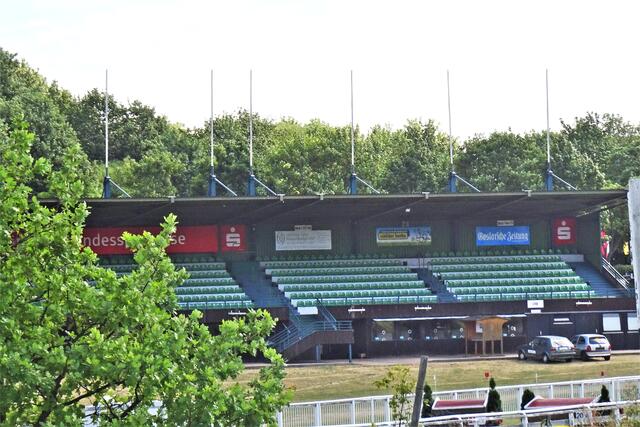 Tribüne der Rennbahn