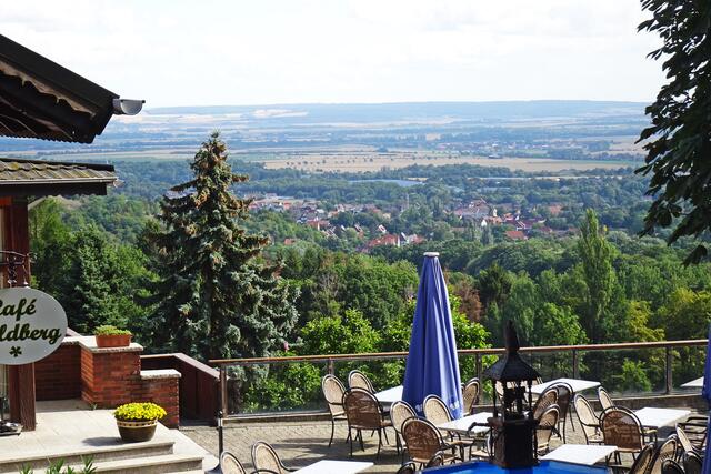 Goldberg Cafe` mit  Blick auf Göttingerode